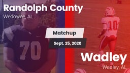 Matchup: Randolph County vs. Wadley  2020