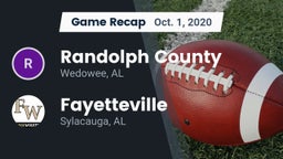 Recap: Randolph County  vs. Fayetteville  2020