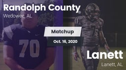 Matchup: Randolph County vs. Lanett  2020