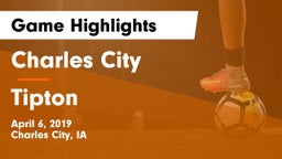 Charles City  vs Tipton Game Highlights - April 6, 2019