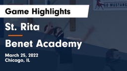 St. Rita  vs Benet Academy  Game Highlights - March 25, 2022