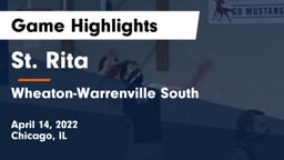 St. Rita  vs Wheaton-Warrenville South  Game Highlights - April 14, 2022