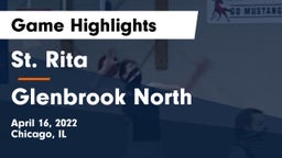 St. Rita  vs Glenbrook North Game Highlights - April 16, 2022