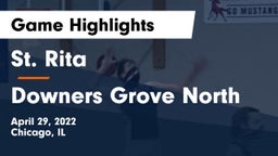 St. Rita  vs Downers Grove North Game Highlights - April 29, 2022