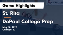 St. Rita  vs DePaul College Prep  Game Highlights - May 10, 2022