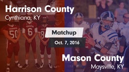 Matchup: Harrison County vs. Mason County  2016