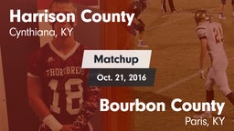 Matchup: Harrison County vs. Bourbon County  2016