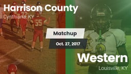Matchup: Harrison County vs. Western  2017