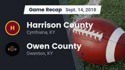 Recap: Harrison County  vs. Owen County  2018