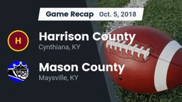 Recap: Harrison County  vs. Mason County  2018