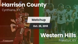 Matchup: Harrison County vs. Western Hills  2018