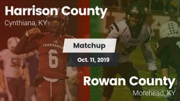Matchup: Harrison County vs. Rowan County  2019