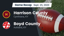 Recap: Harrison County  vs. Boyd County  2020
