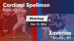 Matchup: Cardinal Spellman vs. Xaverian  2016