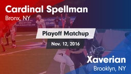 Matchup: Cardinal Spellman vs. Xaverian  2016