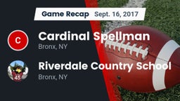 Recap: Cardinal Spellman  vs. Riverdale Country School 2017