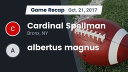 Recap: Cardinal Spellman  vs. albertus magnus 2017