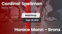 Matchup: Cardinal Spellman vs. Horace Mann - Bronx 2018