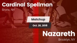 Matchup: Cardinal Spellman vs. Nazareth  2018