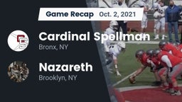 Recap: Cardinal Spellman  vs. Nazareth  2021