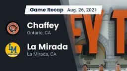 Recap: Chaffey  vs. La Mirada  2021