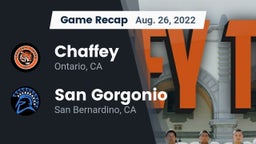 Recap: Chaffey  vs. San Gorgonio  2022