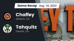 Recap: Chaffey  vs. Tahquitz  2023