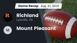 Recap: Richland  vs. Mount Pleasant 2018