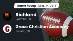 Recap: Richland  vs. Grace Christian Academy 2018