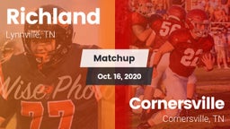 Matchup: Richland vs. Cornersville  2020