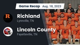 Recap: Richland  vs. Lincoln County  2023
