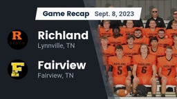 Recap: Richland  vs. Fairview  2023