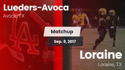 Matchup: Lueders-Avoca vs. Loraine  2017