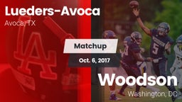 Matchup: Lueders-Avoca vs. Woodson  2017