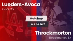 Matchup: Lueders-Avoca vs. Throckmorton  2017