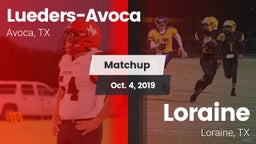 Matchup: Lueders-Avoca vs. Loraine  2019