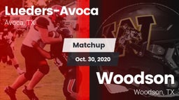 Matchup: Lueders-Avoca vs. Woodson  2020