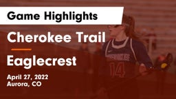 Cherokee Trail  vs Eaglecrest Game Highlights - April 27, 2022