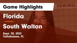 Florida  vs South Walton  Game Highlights - Sept. 30, 2023