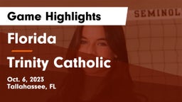 Florida  vs Trinity Catholic  Game Highlights - Oct. 6, 2023
