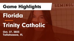 Florida  vs Trinity Catholic  Game Highlights - Oct. 27, 2023