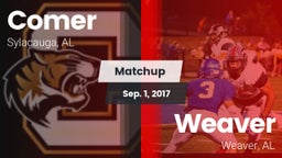Matchup: Comer  vs. Weaver  2016