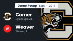 Recap: Comer  vs. Weaver  2017