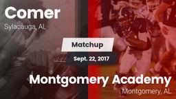 Matchup: Comer  vs. Montgomery Academy  2017