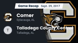 Recap: Comer  vs. Talladega County Central  2017