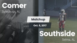 Matchup: Comer  vs. Southside  2017