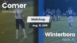Matchup: Comer  vs. Winterboro  2018