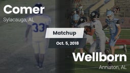 Matchup: Comer  vs. Wellborn  2018