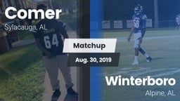 Matchup: Comer  vs. Winterboro  2019