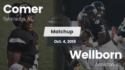 Matchup: Comer  vs. Wellborn  2019
